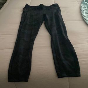 black camo print lululemon leggings